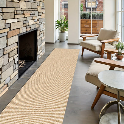 Non-Slip Runner Rug for Hallway Kitchen Stairs - Thick 4mm Long Roll Rug 23.22" Wide, Machine Washable, Multiple Sizes & Colors