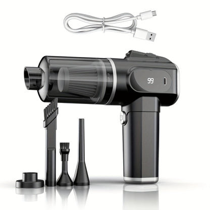 Cordless Handheld Vacuum Cleaner 6KPA, Wireless Portable Vacuum with Suction & Blow Function, USB Rechargeable, Whirlwind Cyclone Filter for Home Car Office Pet Hair Dust Quiet Low Noise