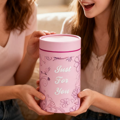 Personalized Wine Glass Gift for Women – A-Z Initial Letter Monogrammed Wine Glass with Gift Box & Greeting Card – Unique Birthday, Christmas & Mother's Day Gift for Mom, Best Friend & Sister