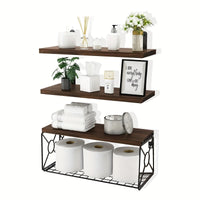 Brown & 2 Tiers & A basket