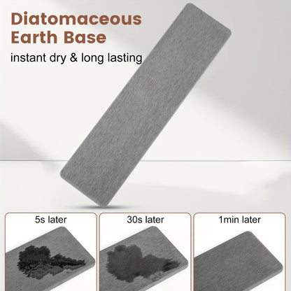 Kitchen Utensil Holder 4-Compartment Diatomaceous Earth Base Organizer