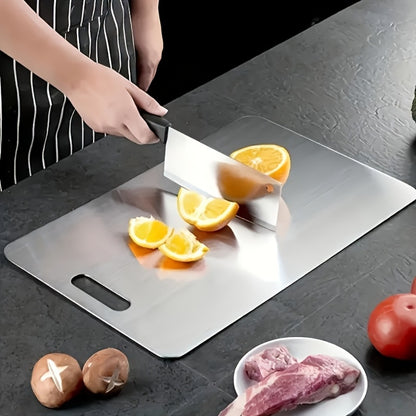 Stainless Steel Cutting Board Set of 3 – Durable BPA-Free Kitchen Cutting Boards, Rust-Resistant & Easy to Clean, Space-Saving Nested Design for Meat, Vegetables & Food Prep