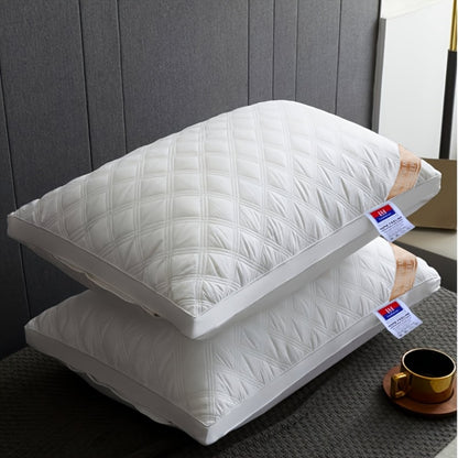 Queen Size Pillows for Side Sleepers – 800g Heavyweight Hotel Collection, Hypoallergenic Down Alternative, Ultra-Plush & Resilient, Machine Washable 20x30 Inches – Available in 1, 2 & 4 Pack (White/Gray)