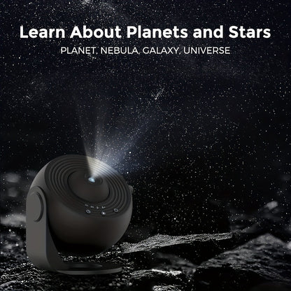 Star Projector Galaxy Aurora Night Light – 13-in-1 Planetarium Projector for Bedroom, Kids Room & Home Theater with Atmospheric LED Lighting