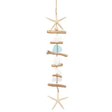 Starfish Wooden Bead Necklace