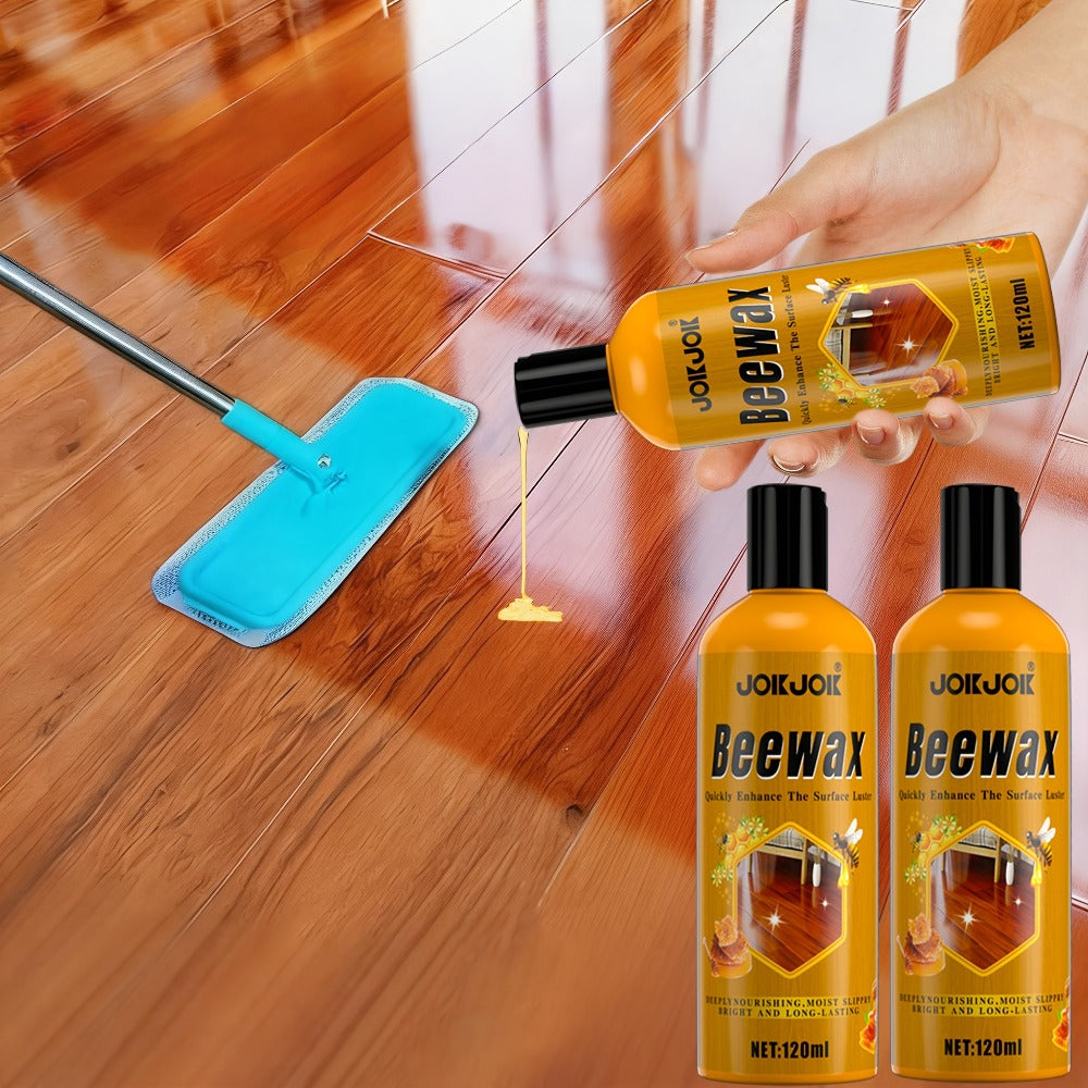 Beeswax Wood Polish & Repair Kit, Natural Wood Furniture Care Wax Deeply Moisturizes, Removes Scratches & Dullness, Restores Shine on Solid Wood Furniture, Floors, Countertops, Doors & Windows – 1, 2 or 3 Piece Set
