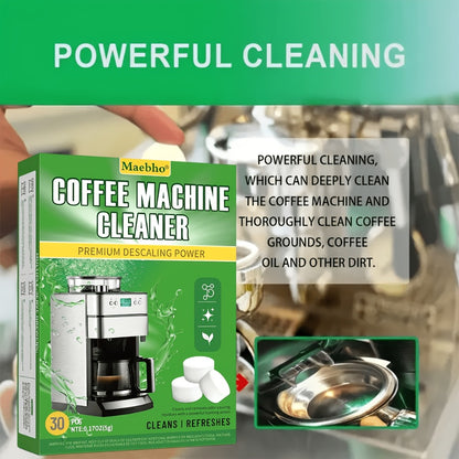 Cleaning Tablets – Lemon Scented Toilet Cleaner Tablets for Stain & Urine Removal, Deodorizing Bowl Cleaner | Coffee Machine Cleaning Tablets for Deep Descaling & Stain Removal