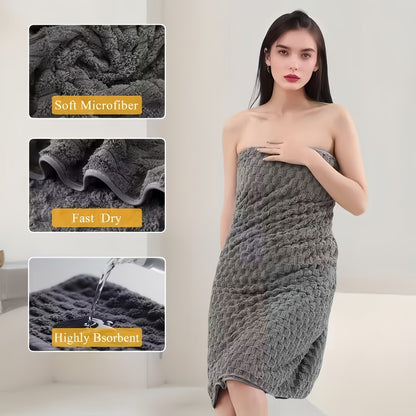 Microfiber Bath Towel Set Ultra-Soft Quick-Dry Skin-Friendly 4-Piece & 8-Piece Sets with Hair Drying Cap Multi-Color Options Luxury Spa Quality for Home Family Gifting