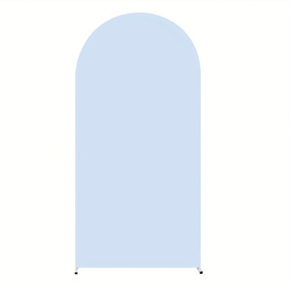 Arch Cover 6ft Stretchable Fabric Party Decoration | Wedding Ceremony Backdrop Cover Wrinkle-Free Zipper Fit for Gender Reveal Bridal Shower Birthday Holiday Celebration 8 Colors