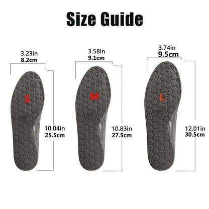 PU Massage Insoles Acupoint Arch Support – Breathable Sports Sole Buffer, Foot Reflex Comfort Insole for Men & Women, 3 Sizes