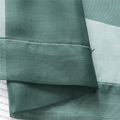 Sheer Curtains 2 Panels Rod Pocket – Light Filtering Privacy Window Drapes for Living Room Bedroom Modern Home Decor