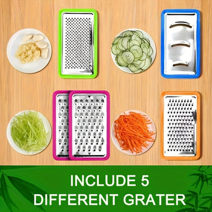 Bamboo Cutting Board with Drawer & Food Container Juice Tank Cheese Shredder Carving Board with Easy Handgrip for Vegetables, Meat & Cheese – Kitchen Chopping Board with Storage