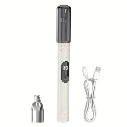 Nose Hair Trimmer Electric – USB Rechargeable Stainless Steel Unisex Trimmer for Nose, Ear & Eyebrow Hair, No-Pull Painless Cutting, Portable Stylish Design for Men & Women