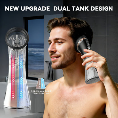 Earwax Removal Kit Pro with Visual Waste Tank – Interchangeable Nozzles, USB Rechargeable Ear Cleaner for Adults, Ear Scoop & Ear Washer Options