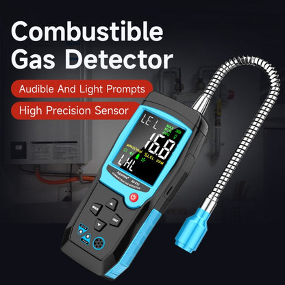 Gas Leak Detector Combustible Gas Detector Aicevoos AS-F12 Natural Gas Methane Tester Sound Light Alarm Electrochemical Sensor Home Industrial Safety