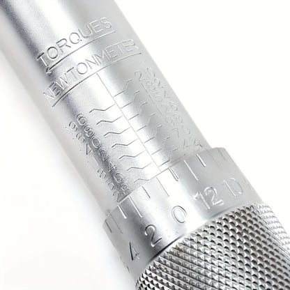 Torque Wrench Adjustable Drive 3/8" & 1/2" - Preset Click Torque Wrench for Automotive, Bike & Bicycle Maintenance, Ratchet Wrench with Dual Scale, Accurate & Durable, Gift for Husband & Car Enthusiasts