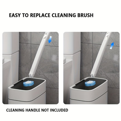 Disposable Toilet Brush Head Refills 18/36/54 Pcs | Replacement Heads for Toilet Bowl Cleaning Brush, No Dead Corner Bathroom Scrubber, Deep Clean Toilet Cleaner Accessories with Optional Handle