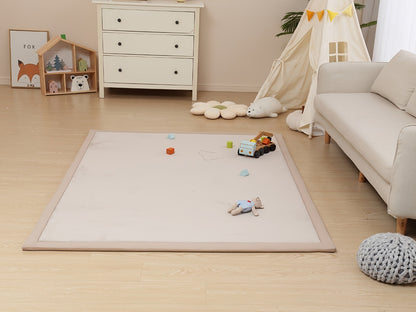 Memory Foam Area Rug Tatami Mat Non-Slip Coral Velvet Floor Mat for Living Room Bedroom Kids Playroom Yoga — Multiple Sizes & Colors