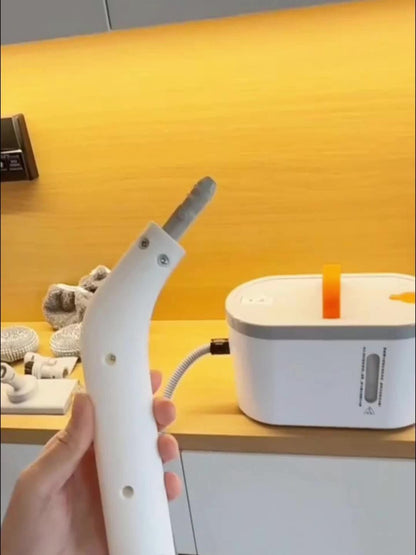 Portable Steam Cleaner 1200W, 2.3Bar High-Pressure Handheld Steam Cleaner 15-Second Heat-Up, 750ML Tank, 9-Piece Accessory Kit for Tile, Grout, Floor, Car, Kitchen & Bathroom Deep Cleaning