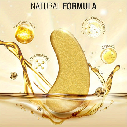 Under Eye Patches 24 Pairs Gold Collagen Eye Masks – Reduces Dark Circles, Puffiness & Fine Lines, Hydrating Under Eye Mask for Rejuvenated, Youthful Skin