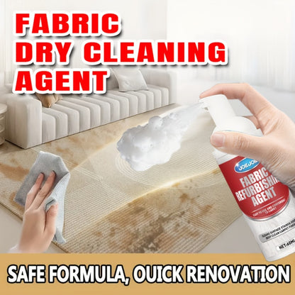 Fabric & Upholstery Cleaner Spray 2.03oz with Towel – Deep Stain Remover for Carpet, Sofa & Car Interior, Glycerin-Based Surfactant-Free Formula, Easy Spray Application for Home & Auto