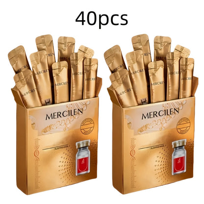 Collagen Sleep Facial Mask 40 Pack Overnight Moisturizing Firming Skin Care Mask 4g Each Hydrating Anti-Aging Face Mask for All Skin Types Nourishing Brightening Gift Set Women
