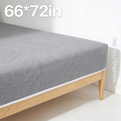 Washable Leak-Proof Mattress Protector for Seniors - Breathable Mesh Polyester, Urinary Incontinence & Bedwetting Pad | Twin, Full, Queen, King