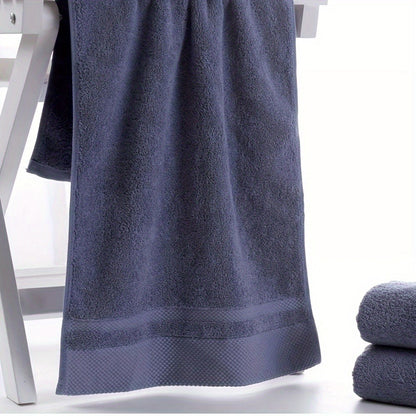 100% Cotton Bath Towel 500GSM Ultra Absorbent Soft Quick Dry Thick Hand Towel for Bathroom Gym Machine Washable Khaki Purple Blue Gray Green White 6-Pack Colorful