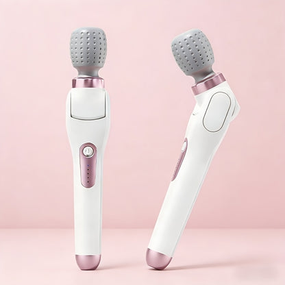 Electric Handheld Massager 180° Foldable Massage Stick | 5-Speed Vibration USB Rechargeable Rotating Head | Full Body Relief Neck Back Shoulder Leg Waist | Portable Cordless Massager Gift for Women Men