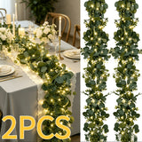 Eucalyptus wreath with LED