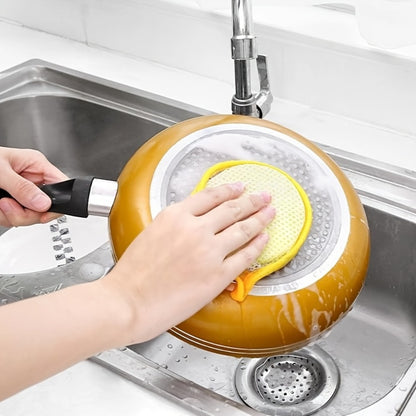 Kitchen Cleaning Sponges 24 Pack Double-Sided Anti-Scratch Reusable Washable Multi-Purpose Scrub Sponge for Dishes Pots Pans Home Restaurant Cafe Non-Scratch Bulk Value Set