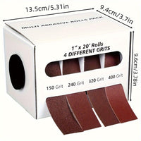 236.22 inch × 4 pcs 150-400 grit