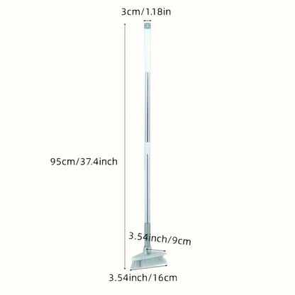 Long Handle Scrub Brush 37.4 Inch, Detachable Floor Scrubber with Hard Bristles for Cleaning Shower, Bathtub, Tile, Bathroom, Kitchen, Balcony & Walls – Stiff Bristle Deck Brush for All Seasons