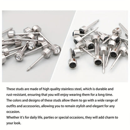 Ear Piercing Kit – 8 PCS Disposable Self Piercing Gun with 316 Stainless Steel Earrings, Safe & Easy Home Ear Piercing Tool for Family & Party Use