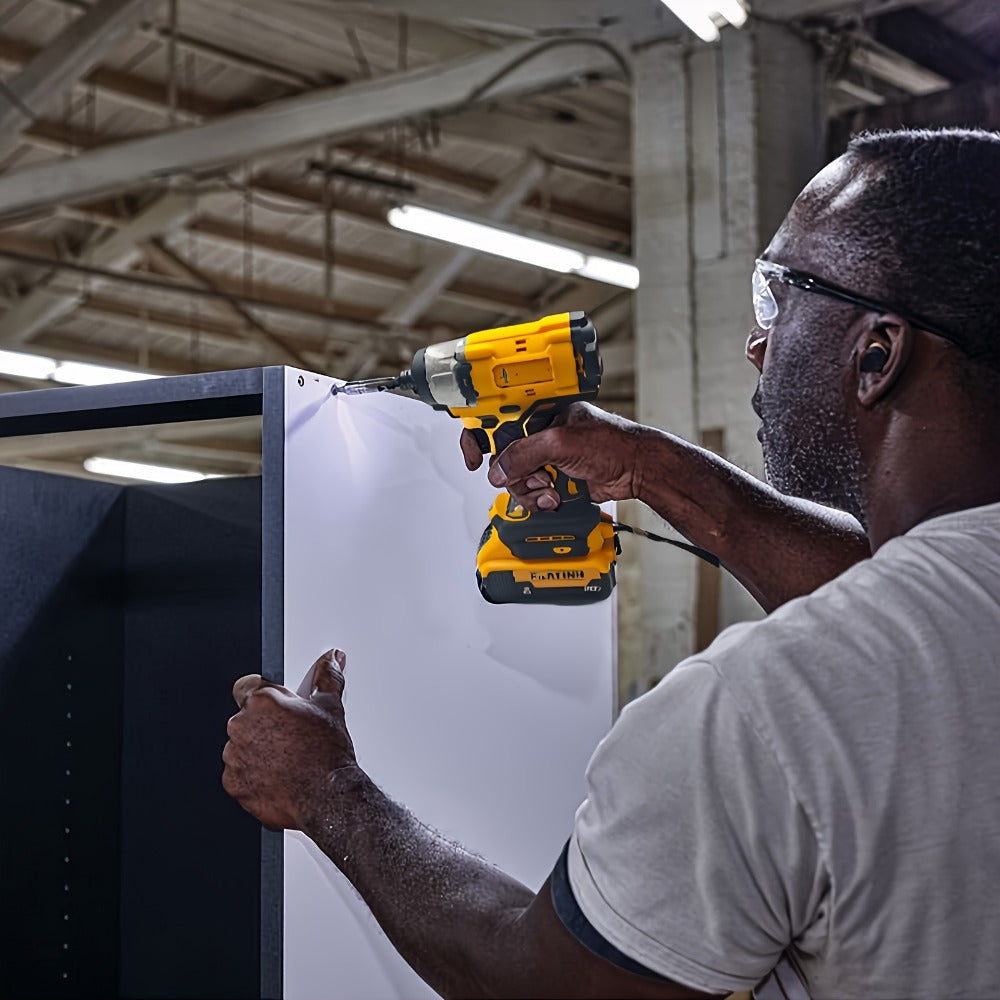 Cordless Impact Driver 1/4" Compatible with DeWalt 20V Battery | 0-2800 RPM Electric Impact Screwdriver with LED Indicator Light – Ideal for Home Repair, Appliance & DIY Projects (Tool Only)