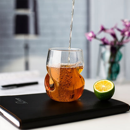 Japanese Cocktail Glasses Set Whiskey Tumbler Twist Design Beer Mug Tea Glass Water Cup Home Bar Drinkware 400ml