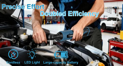 12V Brushless Electric Ratchet Wrench Set with Battery & Quick Charger – Wireless Car Repair Tool Kit for Home & Auto, Holiday Gift for Men