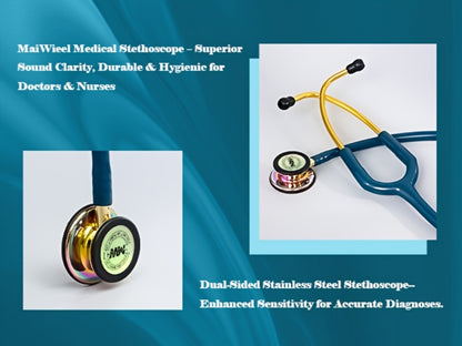 Professional Dual Head Stethoscope – Classic III Medical Stethoscope for Nurses, Doctors & Medical Students, Stainless Steel Chestpiece, Snap-Tight Eartips, Multiple Colors Available