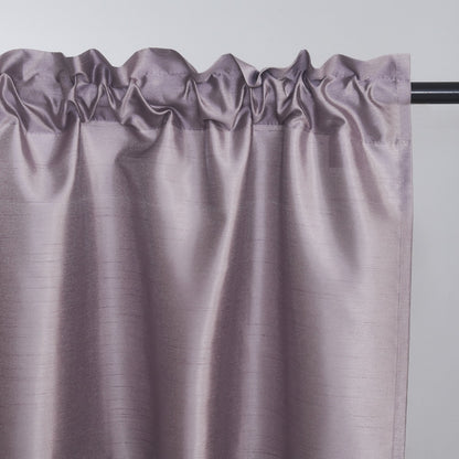Kitchen Curtains 3 Panels Faux Silk Sheer Tier and Valance Set Rod Pocket 2 Tiers 26x36 inch + Valance 52x14 inch for Kitchen Bathroom Window Drapes