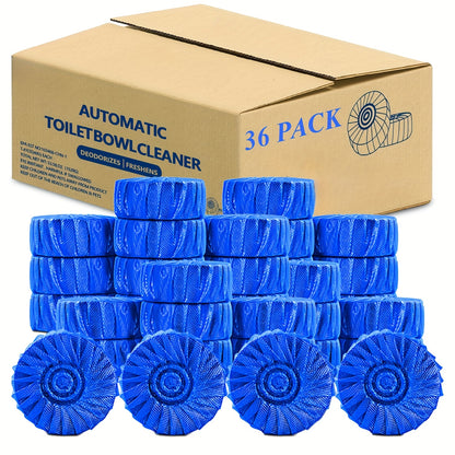 Automatic Toilet Bowl Cleaner Tablets 20/36/60 Pack – Powerful Lemongrass Scent Toilet Tank Cleaner Tabs