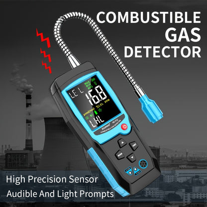 Gas Leak Detector Combustible Gas Detector Aicevoos AS-F12 Natural Gas Methane Tester Sound Light Alarm Electrochemical Sensor Home Industrial Safety