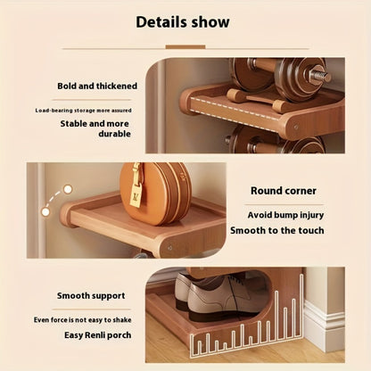 Bamboo Shoe Rack 7 Layer Freestanding – Natural Bamboo Shoe Storage Organizer with Space-Saving Narrow Design, Easy Assembly, Large Capacity for Entryway, Dorm & Apartment