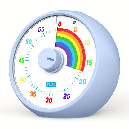 Visual Countdown Timer 60 Minute – Silent Operation Time Management Clock for Classroom, Office, Kitchen & Desktop, Multiple Colors Available