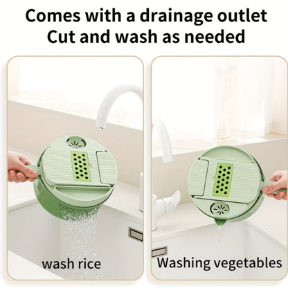 Vegetable Chopper 16-in-1 Heavy Duty Manual Food Processor with Container – Onion Dicer, Potato Slicer, Garlic Mincer, Carrot Cutter, Multi-Function Kitchen Veggie Chopper for Tomato, Pepper, Cucumber