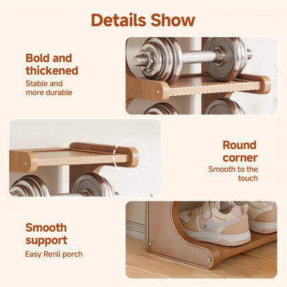 Bamboo Shoe Rack 7 Layer Freestanding – Natural Bamboo Shoe Storage Organizer with Space-Saving Narrow Design, Easy Assembly, Large Capacity for Entryway, Dorm & Apartment
