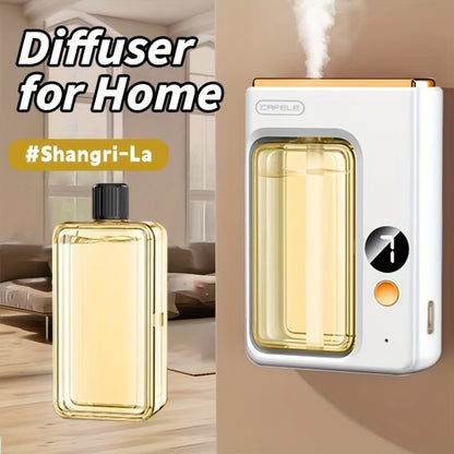 Aroma Diffuser & Humidifier 2-in-1 – USB Powered, 7-Level Mist, Odor Eliminator, Includes Essential Oil (Shangri-La or Encounter), Compact Air Moisturizer & Fragrance Diffuser for Home, Office & Bedroom
