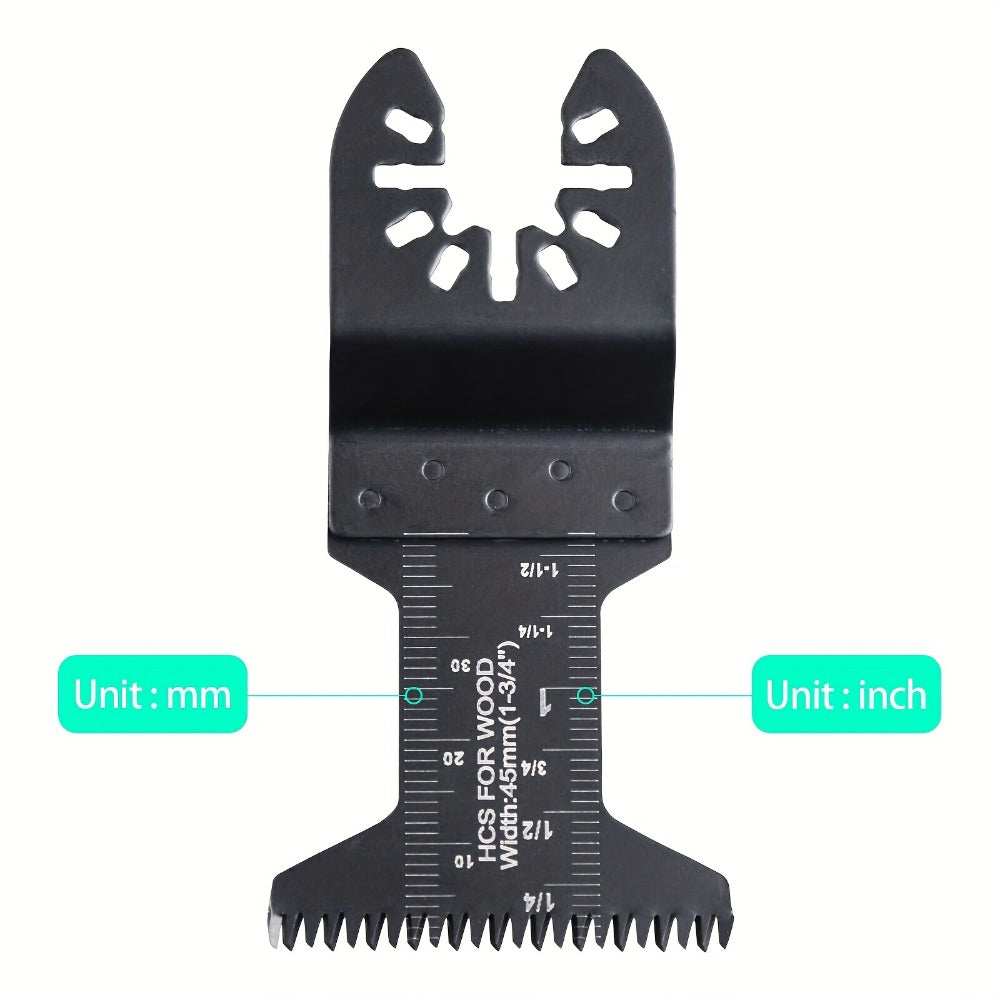 115pcs Oscillating Saw Blades Set with Sandpaper – Multitool Blades for Wood Metal Plastic, Universal Fit for Major Brands, Complete DIY & Pro Cutting Kit