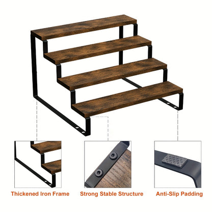 Expandable Spice Rack Organizer 3-Tier 2-Pack – Adjustable 13.8" to 26" Display Riser Stand for Kitchen Cabinet, Countertop & Pantry – Shelf for Spices, Liquor, Perfume, Makeup & Collectibles