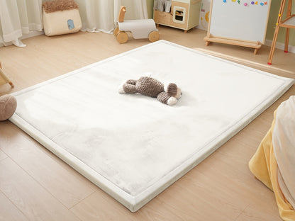 Memory Foam Area Rug Tatami Mat Non-Slip Coral Velvet Floor Mat for Living Room Bedroom Kids Playroom Yoga — Multiple Sizes & Colors