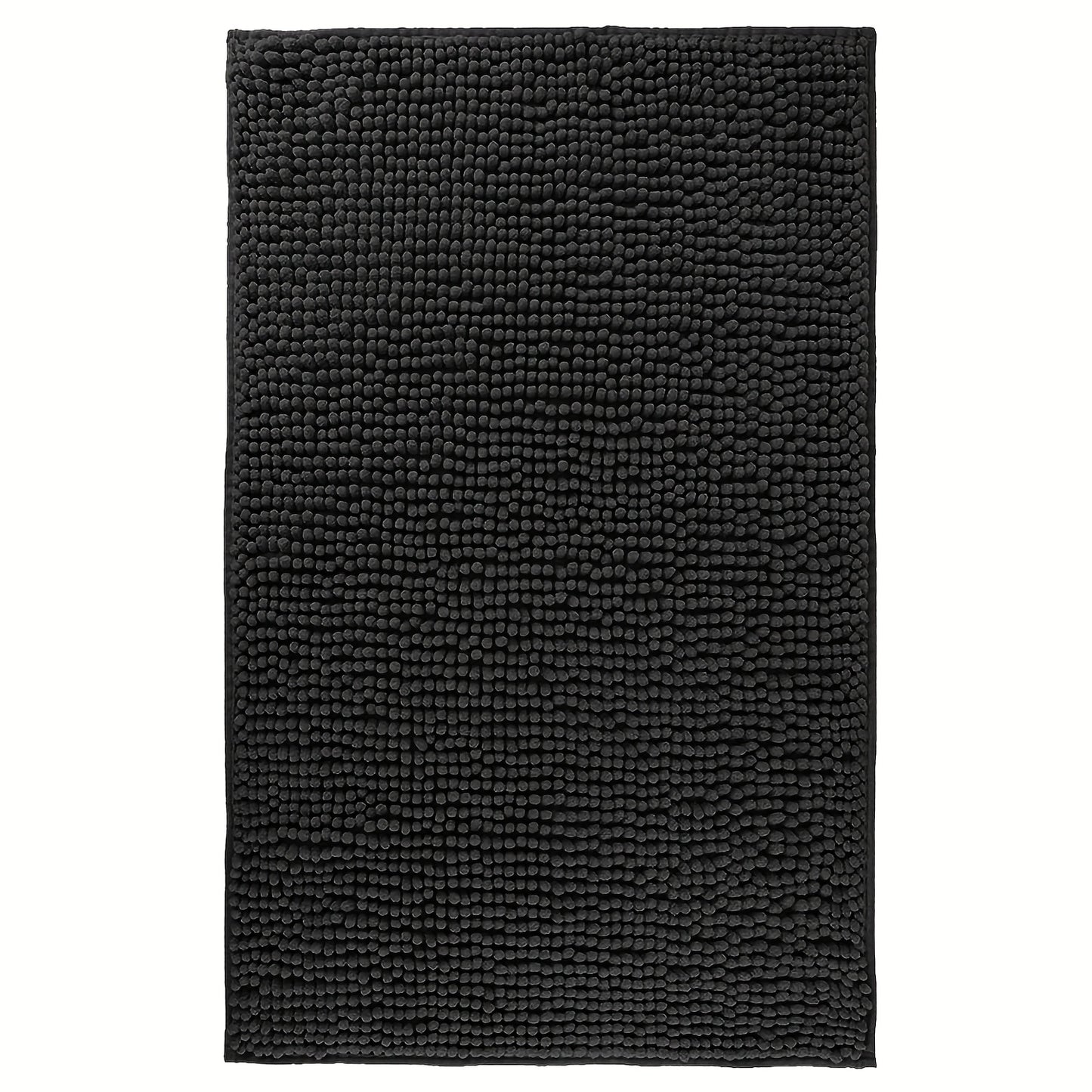 Chenille Bath Rug Extra Thick Soft Absorbent Non-Slip Bathroom Mat Machine Washable, Multiple Sizes & Colors